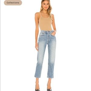 RE/DONE JEANS 70s High-rise Stove Pipe Jeans BRAND NEW with tags size 24